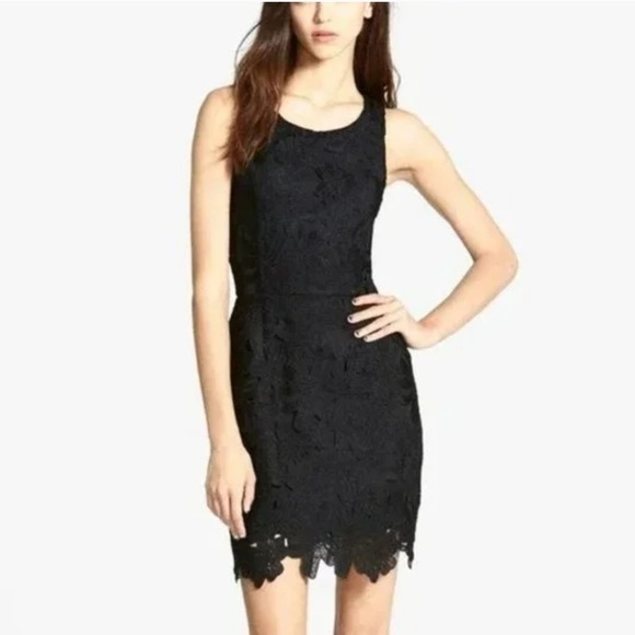 ASTR The Label | Sleeveless Black Lace Overay Cocktail Dress | Size XS - Picture 11 of 11